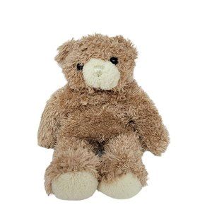 Plushland 8" Fuzzy Teddy Bear Beanbag Plush Stuffed Animal Beige/Light Brown